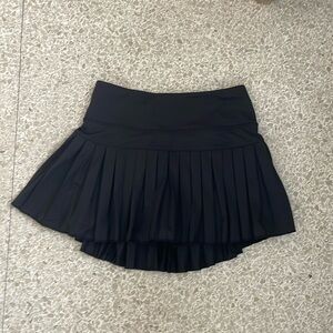 Black gold hinge skirt